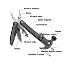 Martelo de Segurança 7 em 1 em Aço Inoxidável - Survivor Steel ®