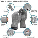 Luva Anti Cortes de Alta Resistência - Ansi Safe ®