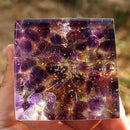 Orgonite Pirâmide com Obsidiana - Stay Positive